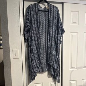 Patterned Kimono CoverUp or wrap